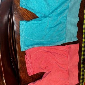 Blue and Red Shorts